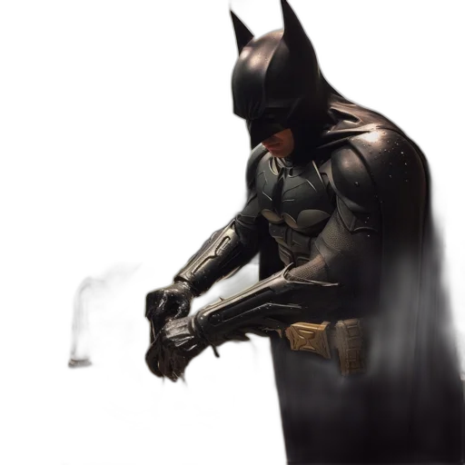 mask, comic book art, concept art, photorealistic transparent PNG cut-out