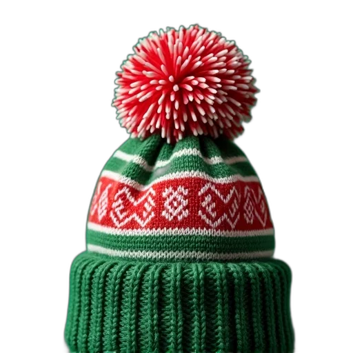 hat, crown, 3d render, green transparent PNG cut-out