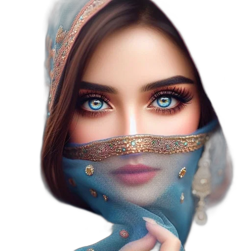 mask, face, jewelry, dress transparent PNG cut-out