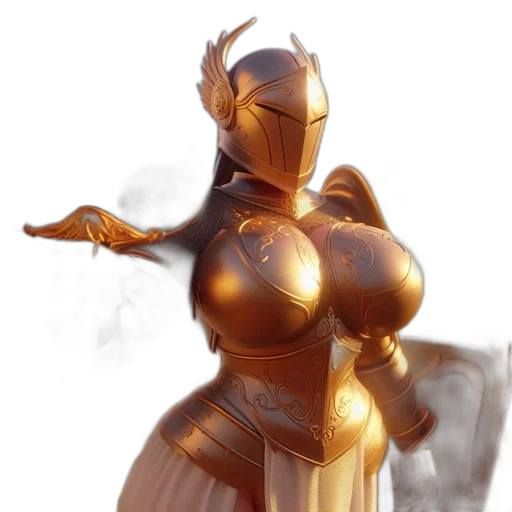 robot, dress, concept art, fantasy art transparent PNG cut-out