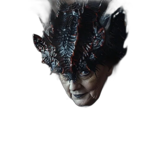 dragon, mask, creature, face transparent PNG cut-out