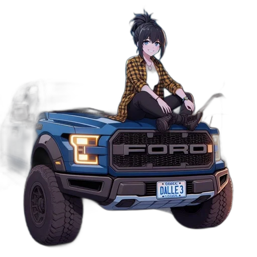 car, robot, concept art, cartoon transparent PNG cut-out