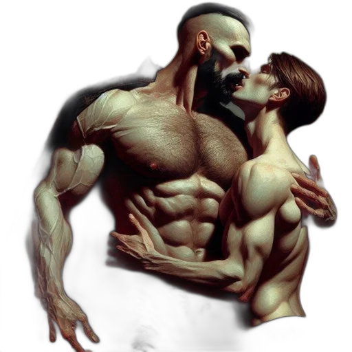 creature, mask, face, weapon transparent PNG cut-out