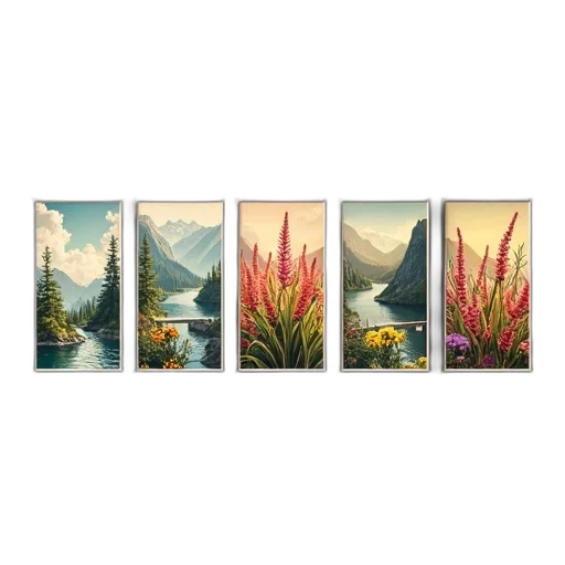 flower, photorealistic, oil painting, concept art transparent PNG cut-out