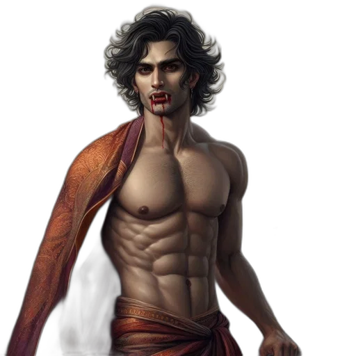 fantasy art, concept art, comic book art, photorealistic transparent PNG cut-out