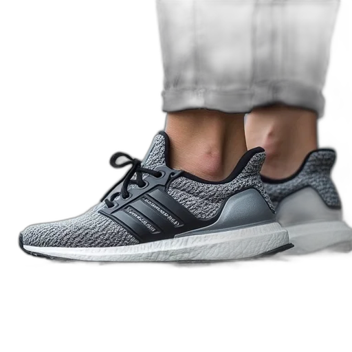 shoes, 3d render, photorealistic, vaporwave transparent PNG cut-out