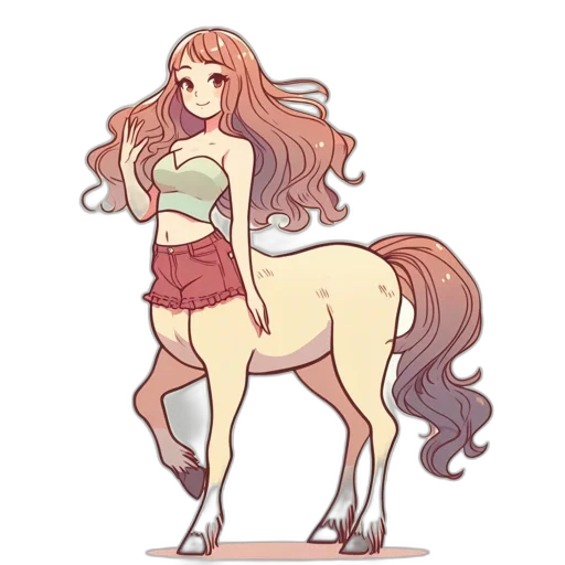 animal, creature, dress, hair transparent PNG cut-out