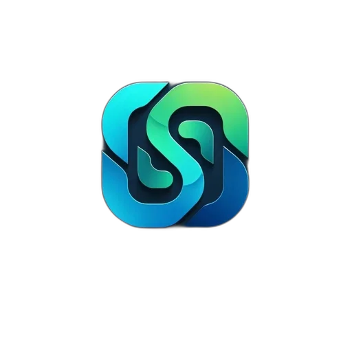 staff, 3d render, blue, logo transparent PNG cut-out