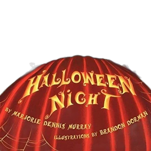 night, colorful, halloween-themed, book transparent PNG cut-out