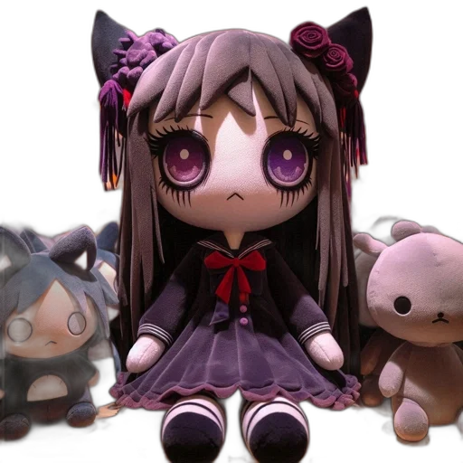 creature, animal, anime, 3d render transparent PNG cut-out