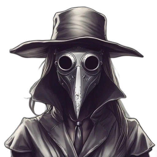 mask, hat, face, jacket transparent PNG cut-out