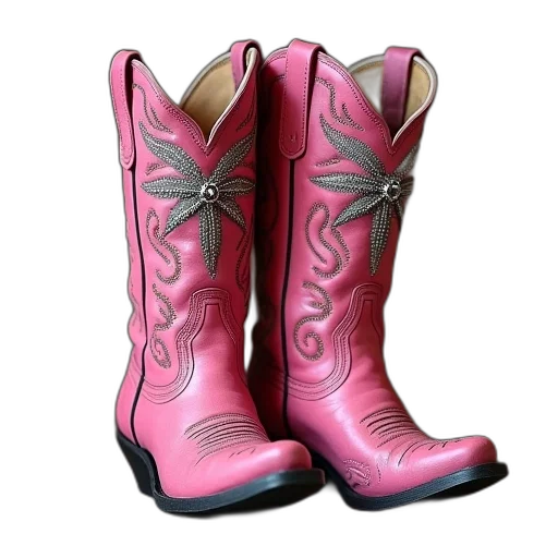 shoes, photorealistic, 3d render, pink transparent PNG cut-out