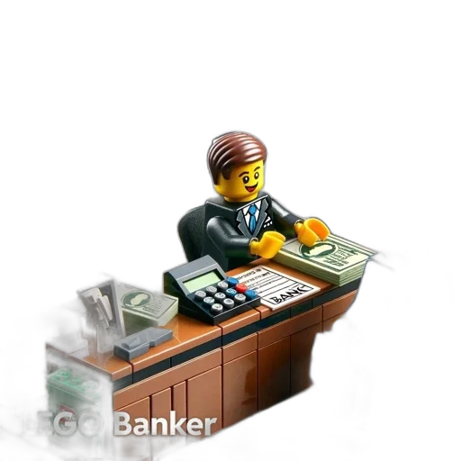 3d render, lego, scene, portrays transparent PNG cut-out