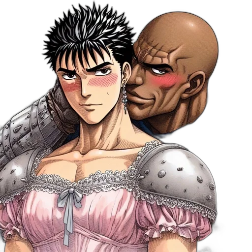 sword, mask, face, comic book art transparent PNG cut-out