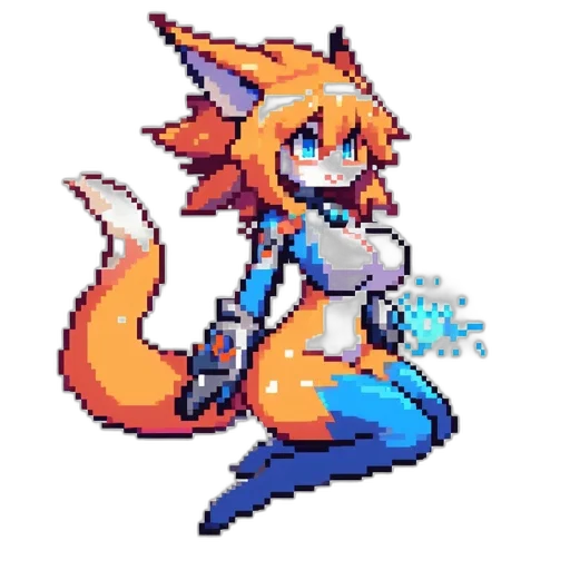 staff, dragon, pixel art, concept art transparent PNG cut-out