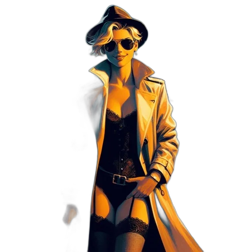 jacket, hat, dress, mask transparent PNG cut-out