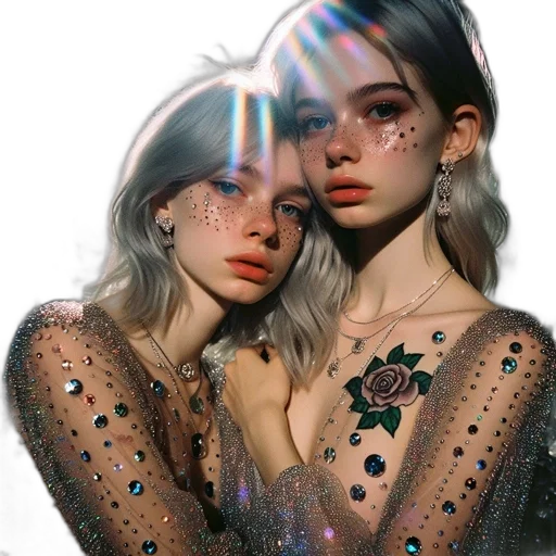 jewelry, dress, face, mask transparent PNG cut-out