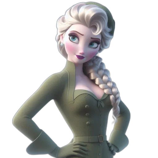 dress, staff, jacket, 3d render transparent PNG cut-out