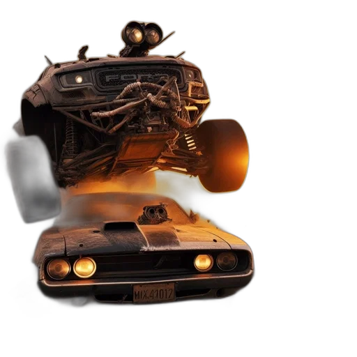 car, robot, weapon, concept art transparent PNG cut-out