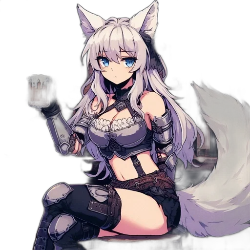staff, weapon, animal, fantasy art transparent PNG cut-out
