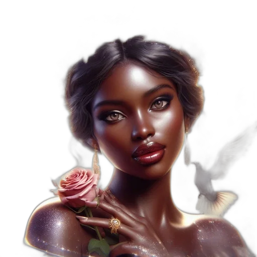 jewelry, crown, face, photorealistic transparent PNG cut-out