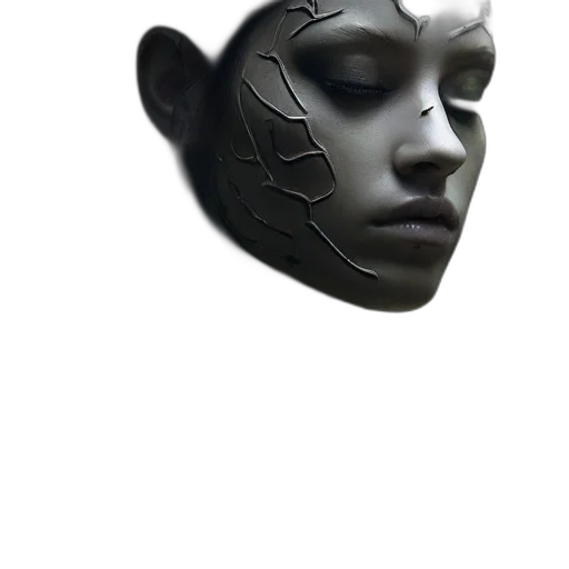 mask, face, jewelry, robot transparent PNG cut-out