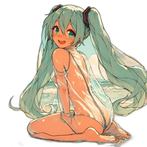 dress, creature, hair, mask transparent PNG cut-out