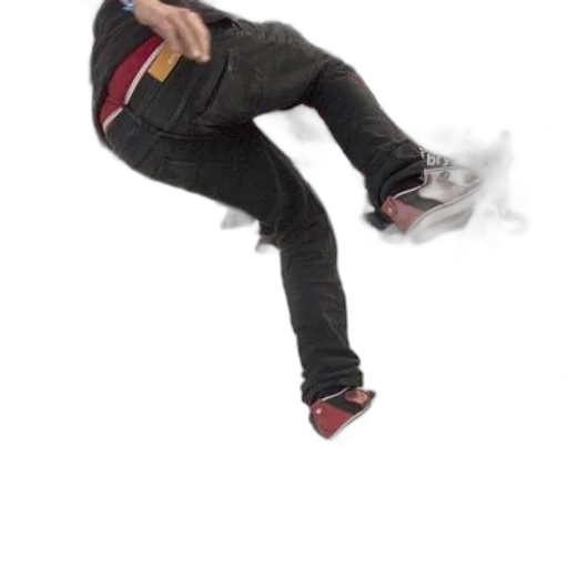 shoes, staff, jacket, weapon transparent PNG cut-out