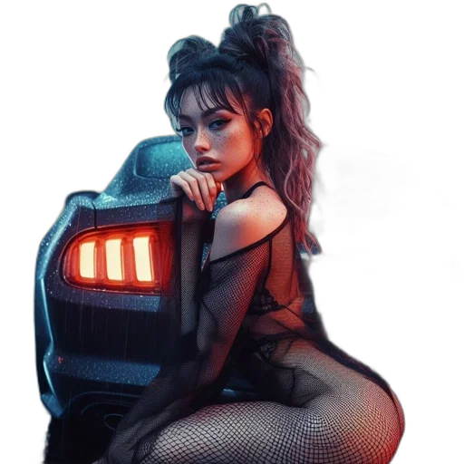 robot, car, jacket, dress transparent PNG cut-out