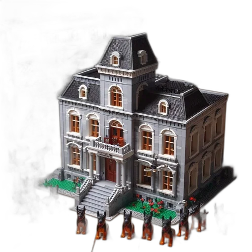 building, furniture, concept art, 3d render transparent PNG cut-out