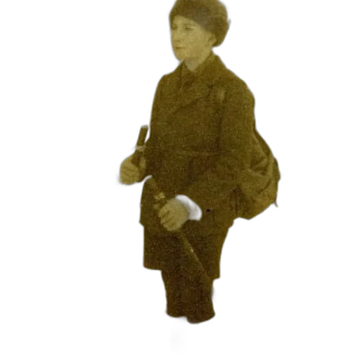 staff, jacket, dress, hat transparent PNG cut-out