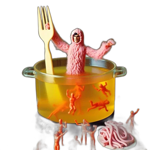 food, creature, animal, 3d render transparent PNG cut-out