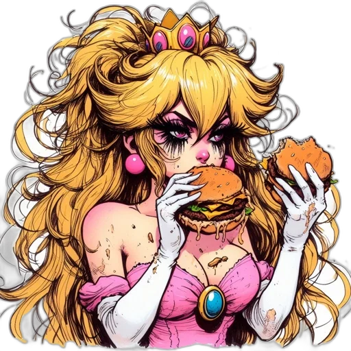 food, concept art, vaporwave, anime transparent PNG cut-out