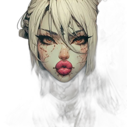 mask, face, creature, hair transparent PNG cut-out