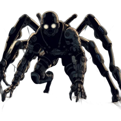 creature, robot, animal, concept art transparent PNG cut-out