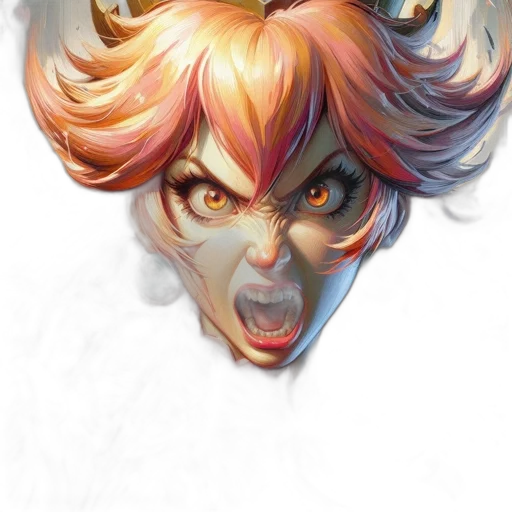 face, mask, crown, concept art transparent PNG cut-out