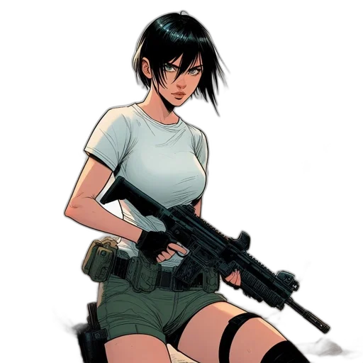 weapon, comic book art, concept art, cartoon transparent PNG cut-out