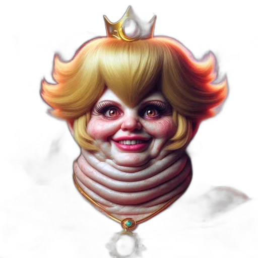crown, mask, face, creature transparent PNG cut-out