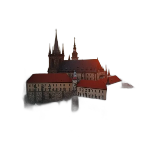 building, staff, crown, umbrella transparent PNG cut-out