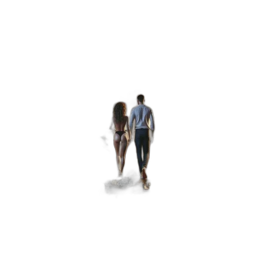 dress, robot, 3d render, pixel art transparent PNG cut-out