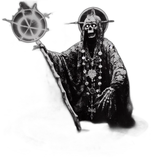 staff, weapon, mask, crown transparent PNG cut-out