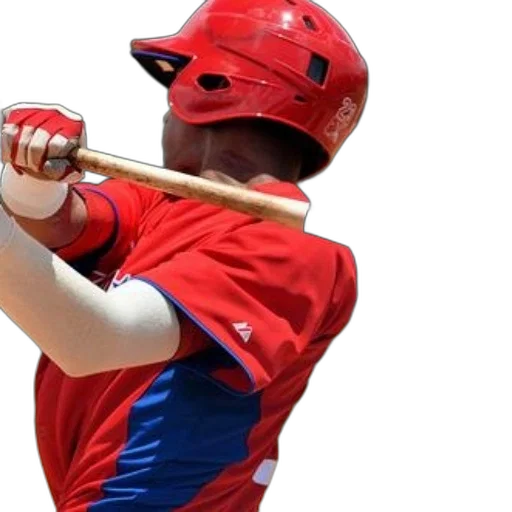 weapon, baseball, player, red transparent PNG cut-out