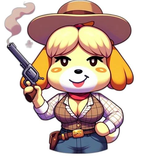 staff, weapon, animal, hat transparent PNG cut-out