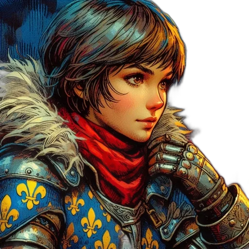 face, sword, jacket, weapon transparent PNG cut-out