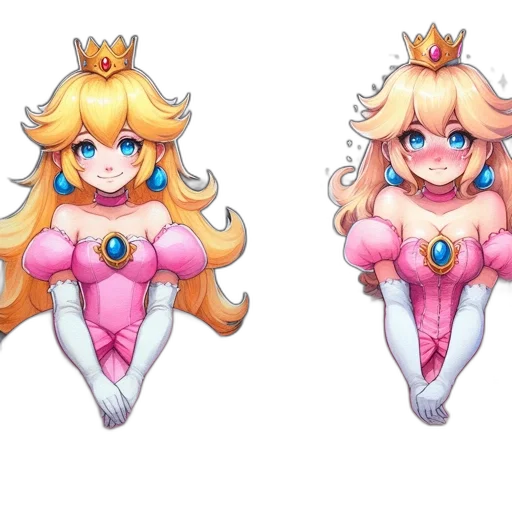 crown, pixel art, concept art, 3d render transparent PNG cut-out
