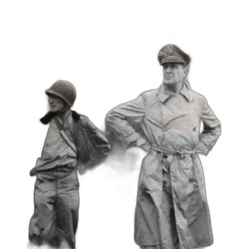 jacket, hat, staff, concept art transparent PNG cut-out