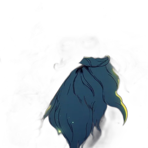 mask, hair, crown, creature transparent PNG cut-out