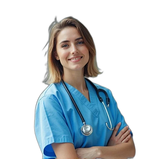 staff, face, jewelry, photorealistic transparent PNG cut-out