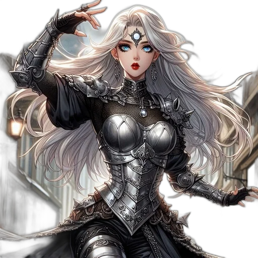 comic book art, fantasy art, concept art, anime transparent PNG cut-out