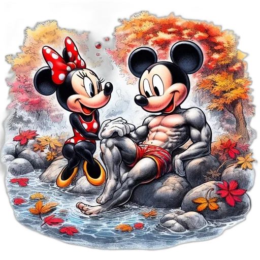 comic book art, cartoon, concept art, fantasy art transparent PNG cut-out